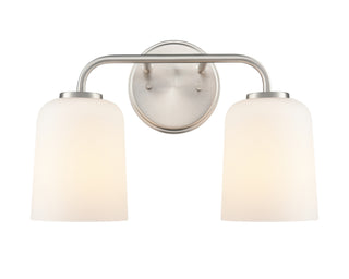 Laphia 14" Wide 2-Light Vanity - Brushed Nickel