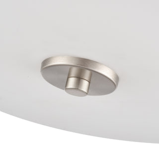 Laphia 13.25" Wide 2-Light Flushmount - Brushed Nickel