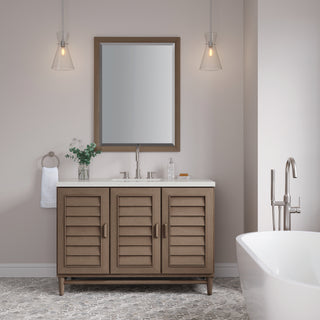 48 Inch Portland Freestanding Vanity in Whitewashed Walnut / Lime Delight Top