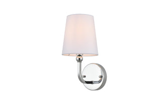 Colson 1 light Chrome and Clear Bath Sconce