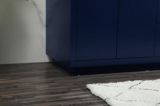 60 inch double bathroom vanity in blue
