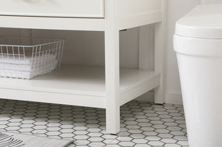 72 inch double bathroom vanity in white