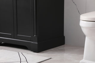 30 inch Single bathroom vanity set in black