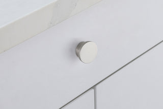 Trovon 1.6" Diameter Brushed Nickel  Oversize Round Knob Multipack (Set of 10)
