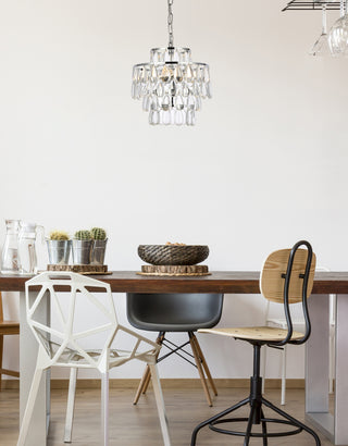 Mila 12 inch pendant in chrome