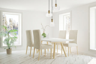 Destry 3 Lights Brass Pendant With Clear Glass