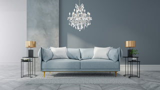 Maria Theresa 13 light Chrome Chandelier Clear Royal Cut Crystal