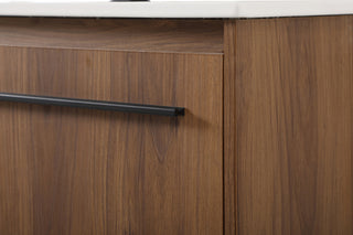 40 inch  Single Bathroom Vanity in Walnut Brown