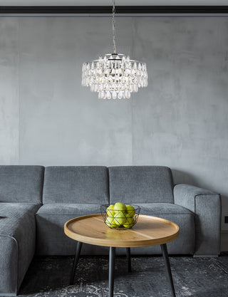Mila 20 inch pendant in chrome