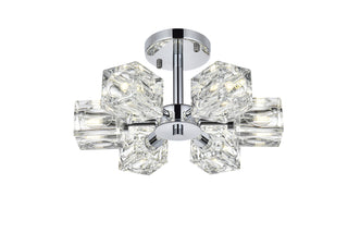 Lyra 14 inch Flush Mount in Chrome