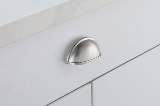 Atticus 3" Center to Center Brushed Nickel Cup Bar Pull Multipack (set of 10)