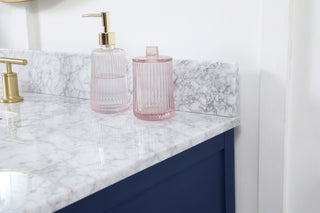 48 inch Single bathroom vanity in blue