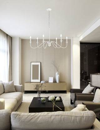 Rohan 42 inch chandelier in White