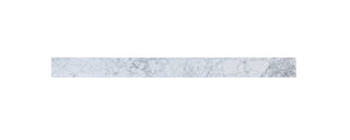 48 inch backsplash in carrara white