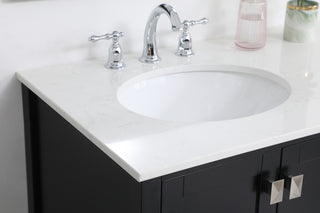 36 inch Single Bathroom Vanity in Black