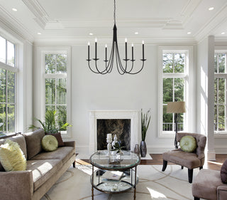 Cohen 42 inch pendant in black