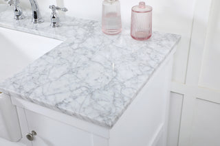 48 inch Single bathroom vanity in white