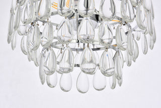 Mila 14 inch flush mount in chrome