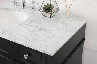 48 inch Single bathroom vanity in Black