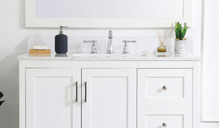 42 inch Backsplash in calacatta white
