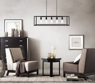 Resolute 5 light black Pendant