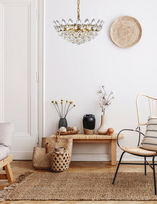 Emilia 18 inch pendant in brass