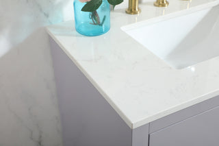 30 inch Single bathroom vanity in grey
