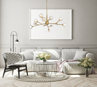 Graham 12 Light Pendant in Gold