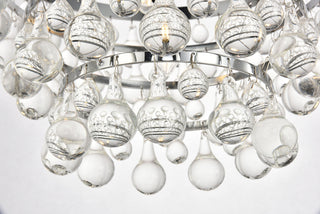 Kora Collection Pendant D17 H10.9 Lt:5 Chrome Finish