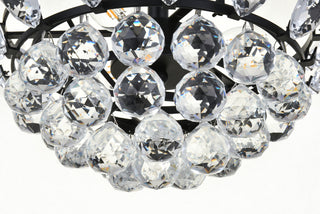 Emilia 14 inch pendant in black