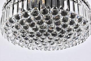 Maxime 20 inch black flush mount