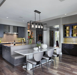 Resolute 4 light black Pendant