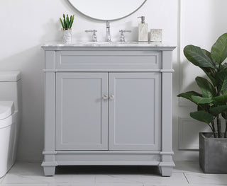 36 inch Single Bathroom Vanity set in Grey