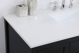 48 inch Single Bathroom Vanity in Black