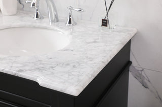 72 inch double bathroom vanity set in black
