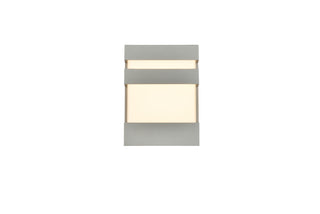 Raine Integrated LED wall sconce in silver