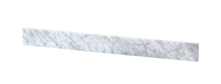 42 inch backsplash in carrara white
