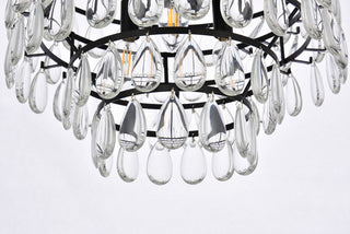 Mila 16 inch pendant in black