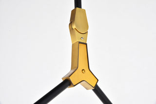Cavoli 7 light in Light Antique Brass and Flat Black Pendant