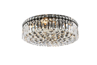 Maxime 20 inch black flush mount