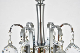 Toureg 3 light Chrome Pendant Clear Royal Cut Crystal