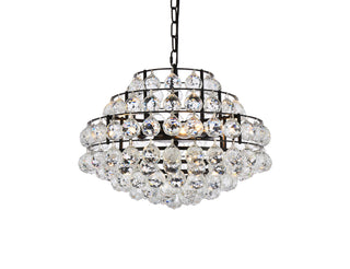 Savannah 18 inch pendant in black