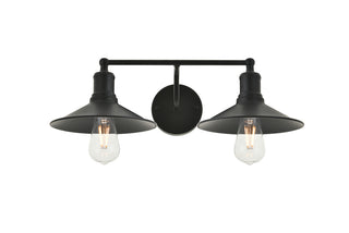 Etude 2 light black Wall Sconce