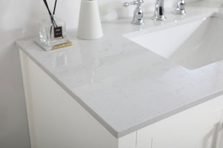 42 inch Single Bathroom Vanity in White