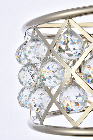 Madison 4 light polished Nickel Pendant Clear Royal Cut Crystal