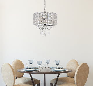 Elise 17 inch pendant in chrome