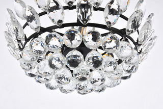 Emilia 16 inch pendant in black