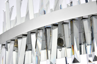 Serephina 24 inch crystal bath sconce in chrome
