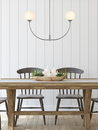 Nyomi 36 inch chandelier in Chrome