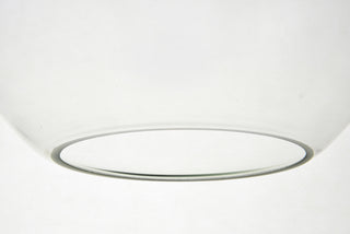 Baxter 1 Light Brass Pendant With Clear Glass